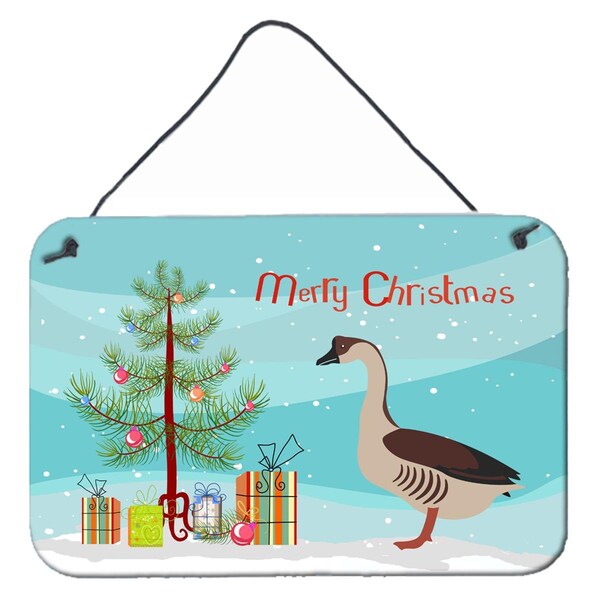 Carolines Treasures Chinese Goose Christmas Wall or Door Hanging Prints - BB9263DS812