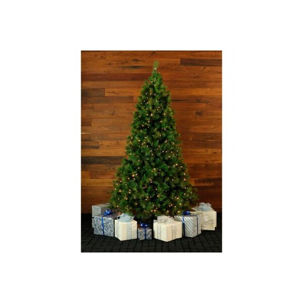 Almo Fulfillment Services Fraser Hill Farm Artificial Christmas Tree - 6.5 Ft. Canyon Pine - Smart String Lighting - FFCM065-3GR