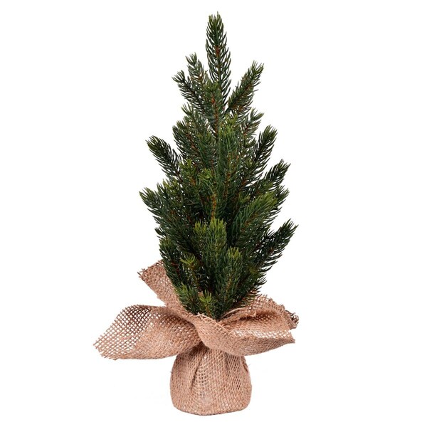 Vickerman 15 in. Balsam Fir Sapling Tree Burlap - 2 Piece - LF203615