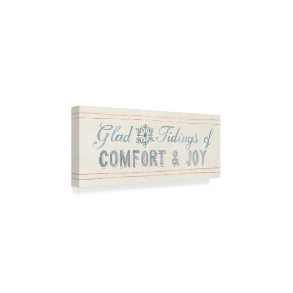 Trademark Fine Art Danhui Nai 'Floursack Holiday Vi' Canvas Art, 14x32 - WAP08868-C1432GG