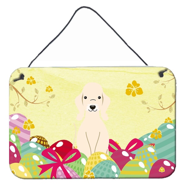 Carolines Treasures Easter Eggs Bedlington Terrier Sandy Wall or Door Hanging Prints - BB6091DS812