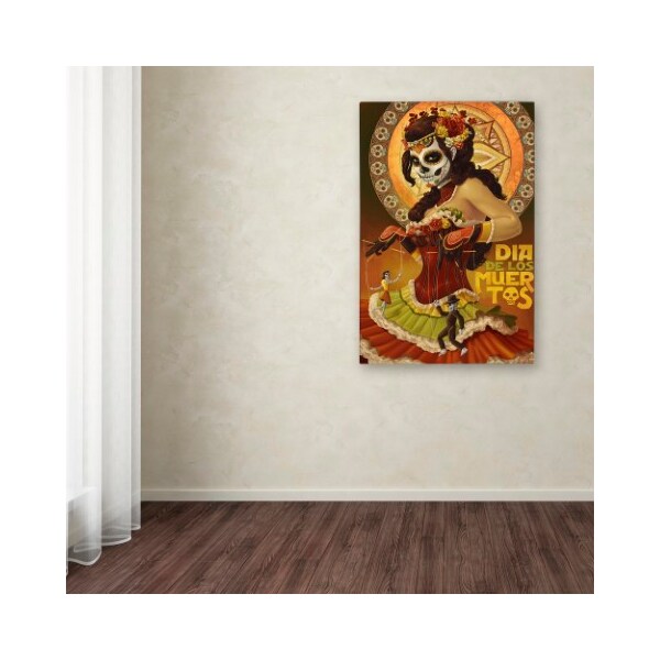 Trademark Fine Art Lantern Press 'Holiday' Canvas Art, 12x19 - ALI8786-C1219GG