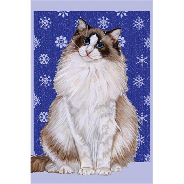 Pipsqueak Productions Pipsqueak Productions C546 Ragdoll Cat Christmas Boxed Cards - Pack of 10 - C546