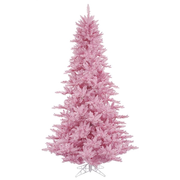 Vickerman 5.5 ft. x 42 in. Pink Fir Christmas Tree with 794 Tips - K163755