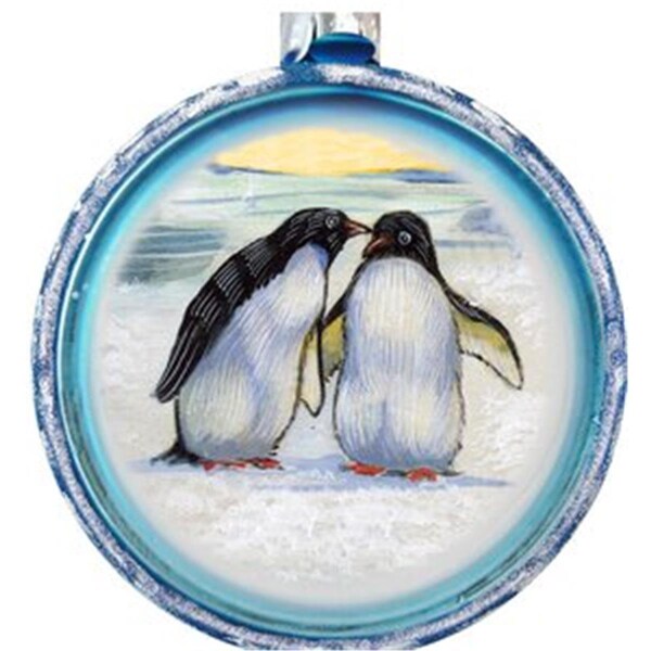 Gloriousgifts Penguins CBall Ornament - GL1800198