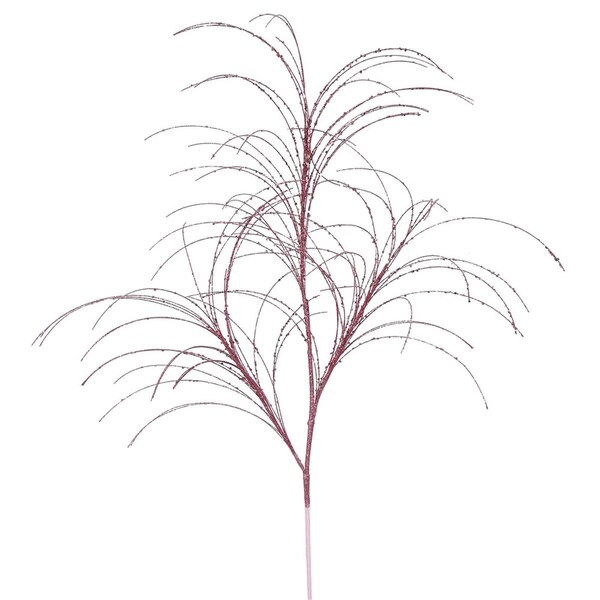 Vickerman Mauve Glitter Grass Spray, 34 in., 6PK - QG164045