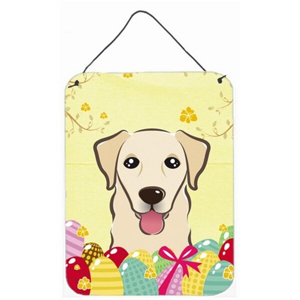 Carolines Treasures Golden Retriever Easter Egg Hunt Wall or Door Hanging Prints - BB1934DS1216