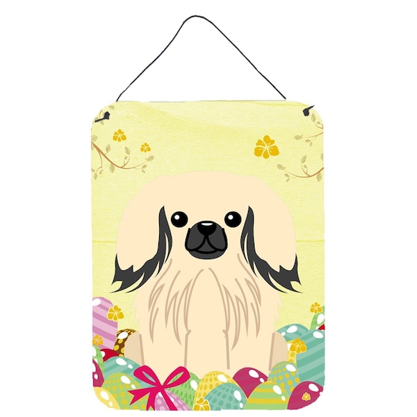 Carolines Treasures Easter Eggs Pekingnese Cream Wall or Door Hanging Prints - BB6106DS1216
