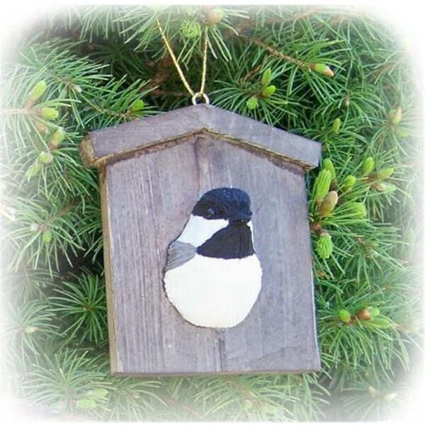 Songbird Essentials Songbird Essentials Chickadee House Ornament - SEFWC177