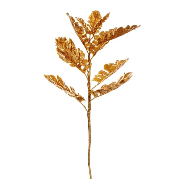 Vickerman 19 in. Dusty Miller Glitter Spray, Gold, 3PK - FK222619