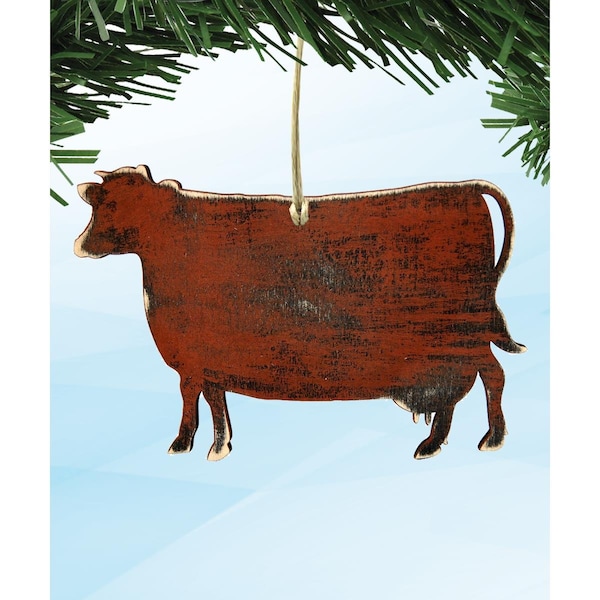 Instrumento Cow Wooden Ornament - IN2969752