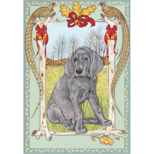Pipsqueak Productions Holiday Boxed Cards- Weimaraner - C882
