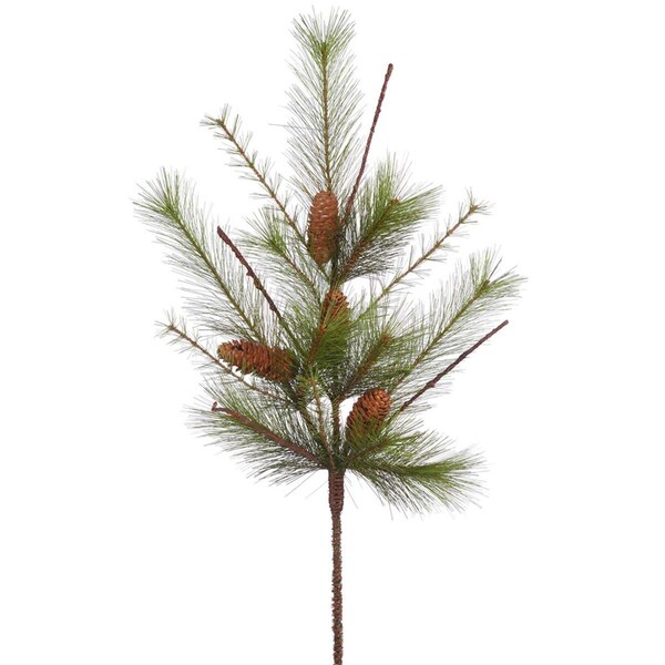 Vickerman 30 in. Mix Mountain Pine Spray with Cones, 2 per Bag, 24PK - E154803-2