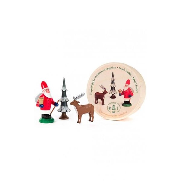 Alexander Taron Alexander Taron 070-051 Dregeno Chip Box - Santa & Deer - 070-051
