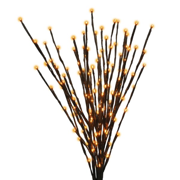 Celebratinos Celebrations Halloween Orange 32 in. LED Prelit Burst Halloween Decor - LBST100BORTWA