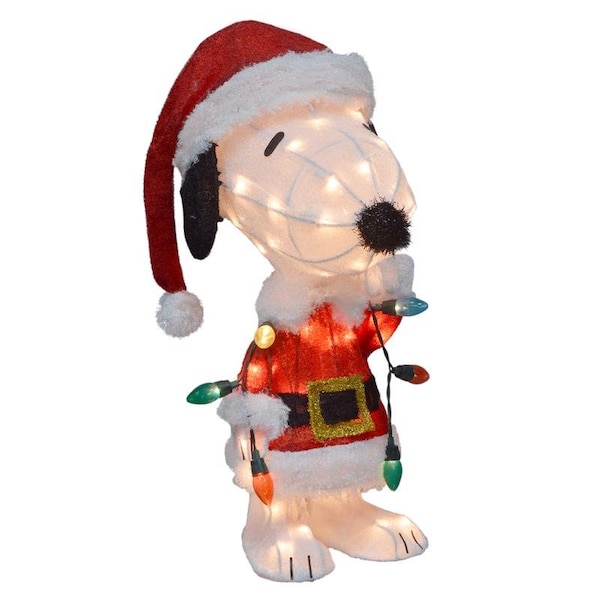 Productworks ProductWorks Clear Christmas Snoopy 2 ft. Yard Decor - 70328-LED