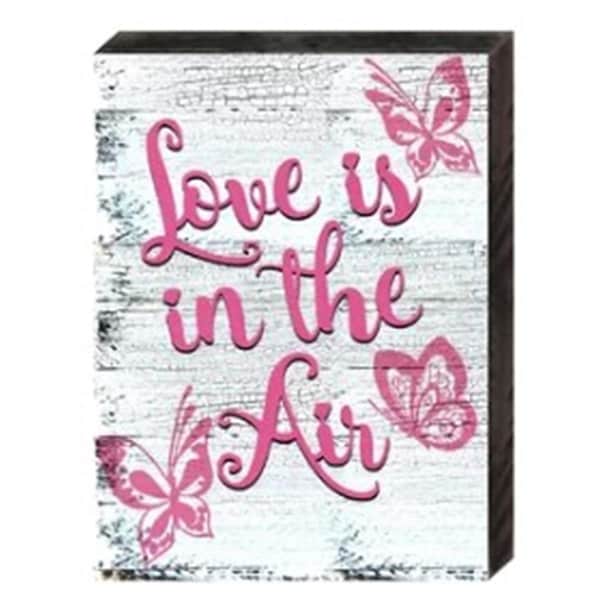 Designocracy Love is in the Air Wooden Ornament - 99737O