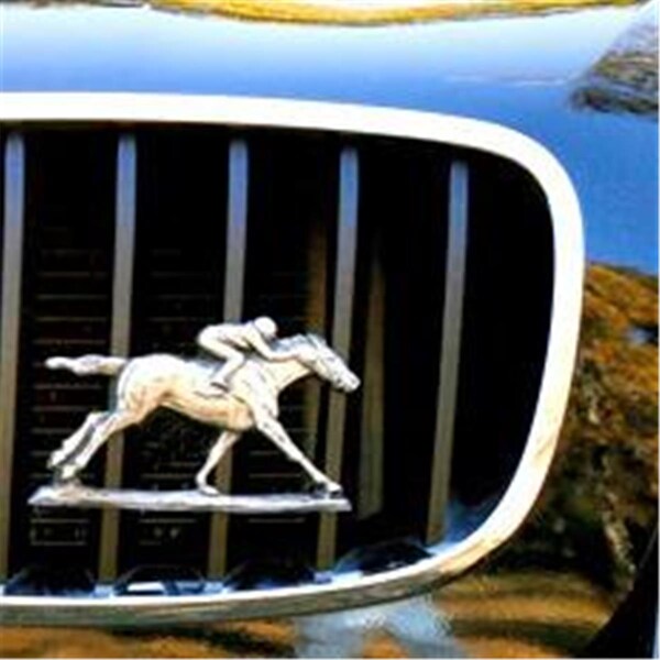 Araba Vector Race Horse Antique Pewter Ornament, 3.125 x 5.25 in. - AR163972