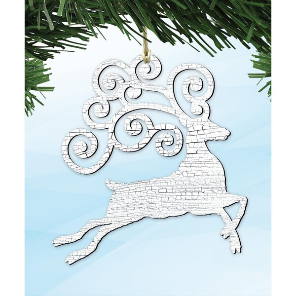 Instrumento Magical Reindeer Wooden Ornament - IN1770838