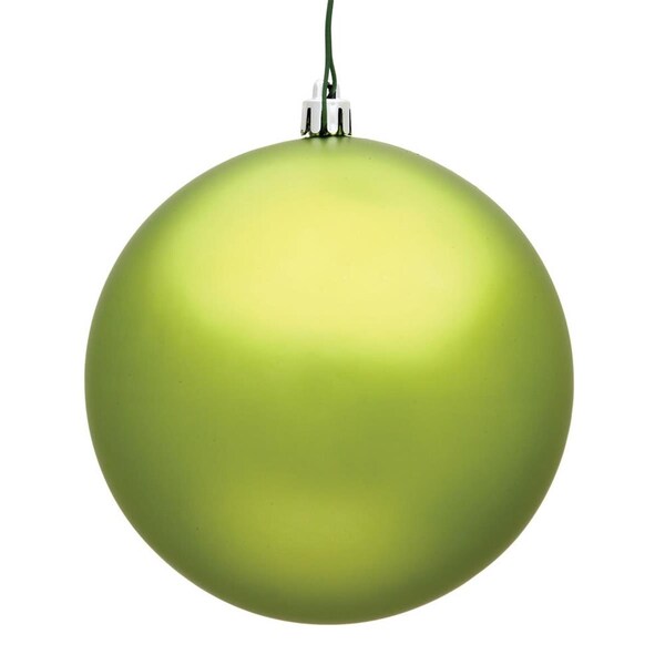 Vickerman 2.75 in. Lime Matte UV Treated Christmas Ornament Ball, 12PK - N590773DMV