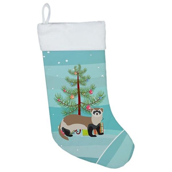 Carolines Treasures Carolines Treasures BB9245CS Ferret Christmas Christmas Stocking - BB9245CS