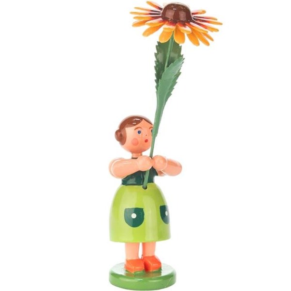 Alexander Taron Alexander Taron 013-2010 Dregeno Easter Ornament Green Flower Girl - 013-2010