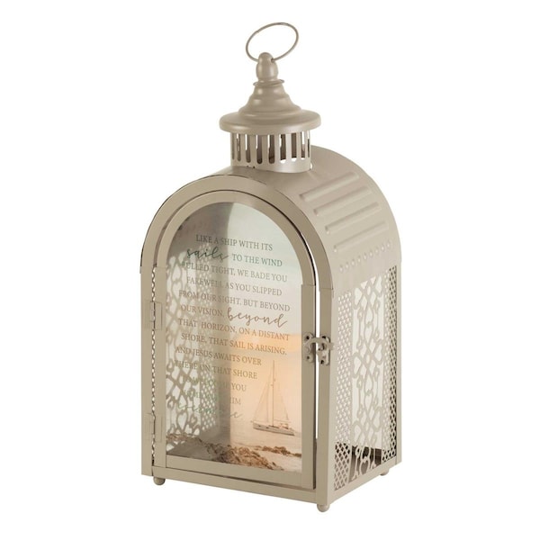 Dicksons Unisex Sailboat We Bade You Farewell Lantern, Grey - One Size - LTN-1001LMG