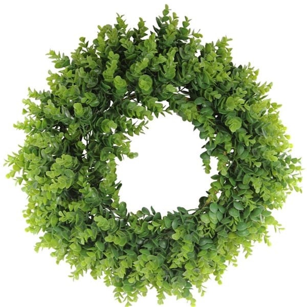 Admired By Nature 21 in Eucalyptus Wreath Spring Wall Door Decoration Green - GFW8053NATURAL