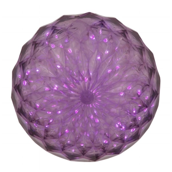 Vickerman 30 Light x 6 in. LED Purple Crystal Ball Outdoor - X106606