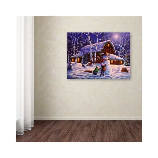 Trademark Fine Art Geno Peoples 'The Joy of Christmas' Canvas Art, 24x32 - ALI19591-C2432GG