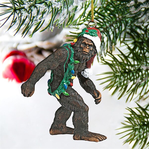 Design Toscano Bigfoot, the Yeti Holiday Ornament - DB383084