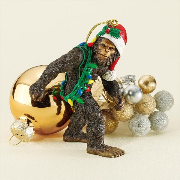 Design Toscano Bigfoot, the Yeti Holiday Ornament - DB383084