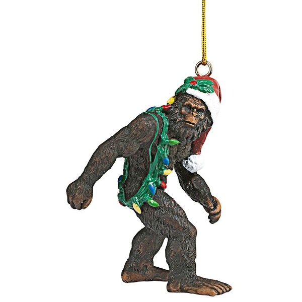 Design Toscano Bigfoot, the Yeti Holiday Ornament - DB383084
