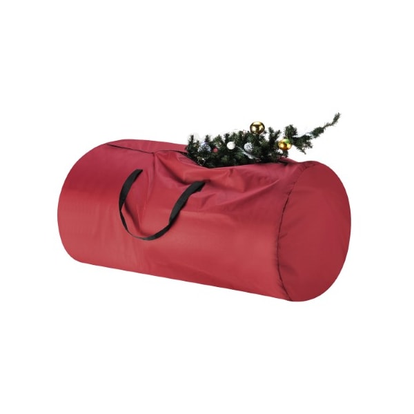 Hastings Home Christmas Tree Storage Bag Fits Up to 12-feet Artificial Tree, Decorations /Inflatables (Red Canvas) - 248226OZY