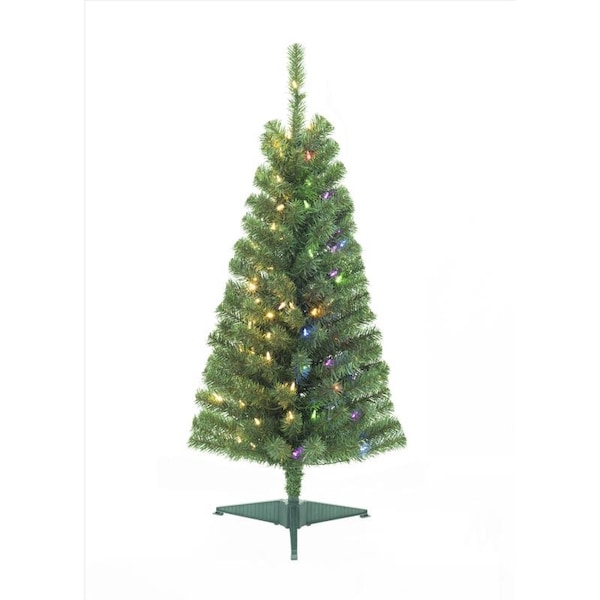 Celebrations Celebrations 4 ft. Full LED 70 lights Color Changing Christmas Tree - J40-116-70