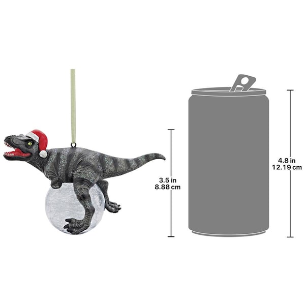 Design Toscano Blitzer, the T-Rex Holiday Ornament - QS93320