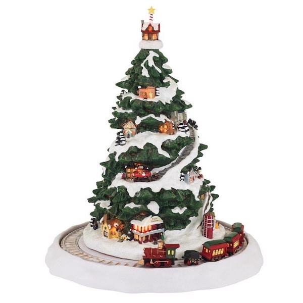 Mr. Christmas Mr. Christmas LED Winter Wonderland Christmas Eve Express Christmas Tree 12.5 in. - 36624AC