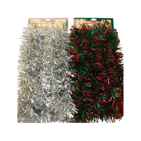 Omg PVC Multi Color Wave Tinsel Garland, 6PK - OM2737020