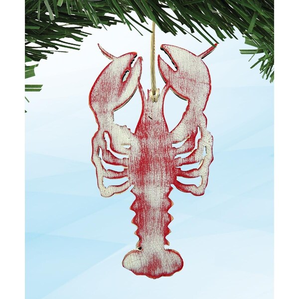 Designocracy Lobster Wooden Magnet Wall Decor - 99538M