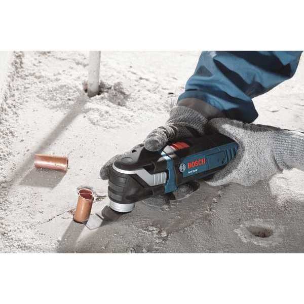 Bosch Oscillating Tool Kit, 120 V AC, Corded, 3  Degrees Oscillation Angle, Starlock Plus Series - GOP40-30B