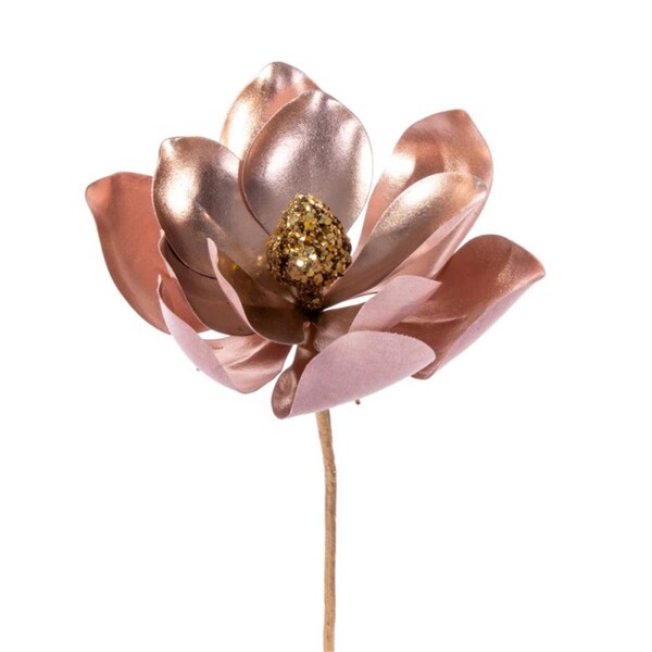 Vickerman 13 in. Rose Gold Magnolia Pick, 3PK - EH211058