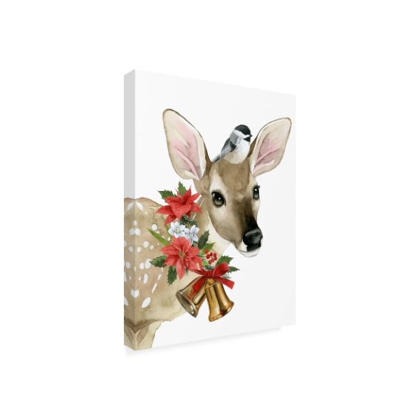 Trademark Fine Art Grace Popp 'Deer Christmas I' Canvas Art, 18x24 - WAG10217-C1824GG