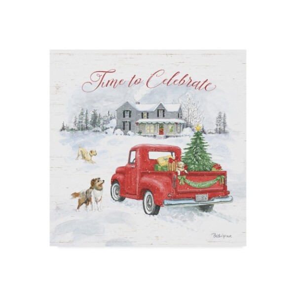 Trademark Fine Art Beth Grove 'Farmhouse Holidays Viii' Canvas Art, 14x14 - WAP09266-C1414GG