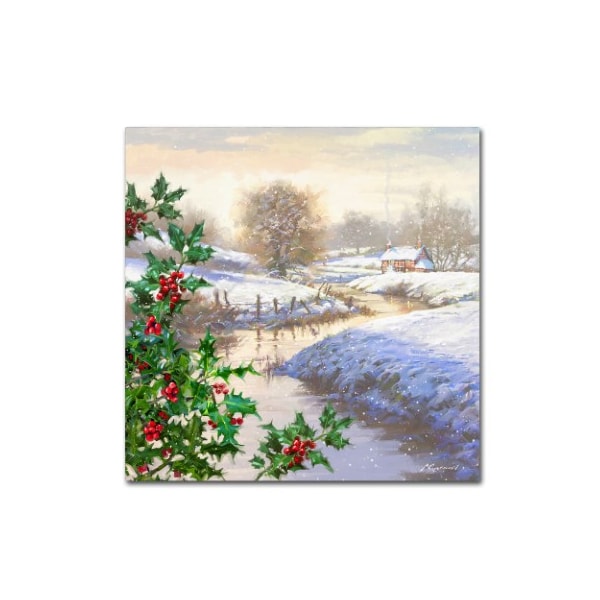 Trademark Fine Art The Macneil Studio 'Christmas Stream' Canvas Art, 18x18 - ALI8962-C1818GG