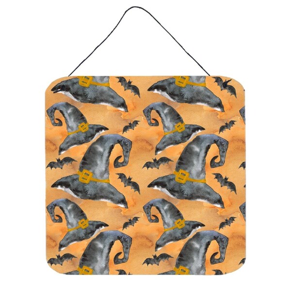 Jensendistributionservices Watecolor Halloween Witches Hat Wall or Door Hanging Prints, 6 x 6 in. - MI1705080