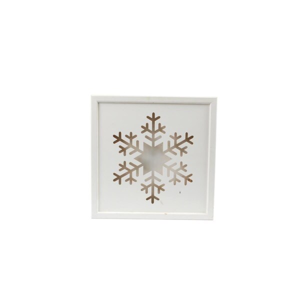 Maquina Wooden Illuminated Snowflake - MA2999356