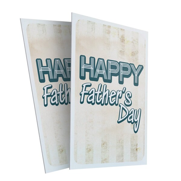 Signmission Father's Day, A-Frame & 2 Sign Inserts, Heavy-Duty Plastic Frame - SBHD-C-2436-30375