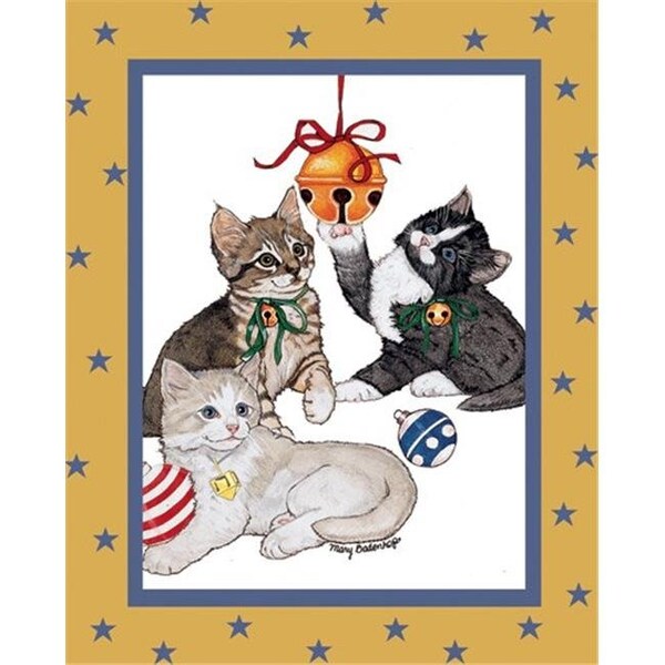 Pipsqueak Productions Pipsqueak Productions HC874 Hanukkah Kitty Bells Hanukkah Boxed Cards - Pack of 10 - HC874