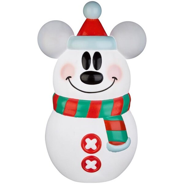 Disney Disney Incandescent Clear Mickey Mouse Snowman 24 in. Blow Mold - 111196