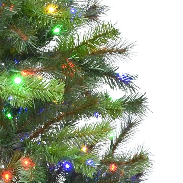Celebrations Celebrations 7-1/2 ft. Slim LED 450 lights Spruce Color Changing Christmas Tree - T2SF75MWWMUA